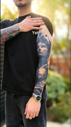 Eternal Orbit Sleeve Temp Tattoo