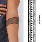 MAORI ARMBAND - (Temporary Tattoo)